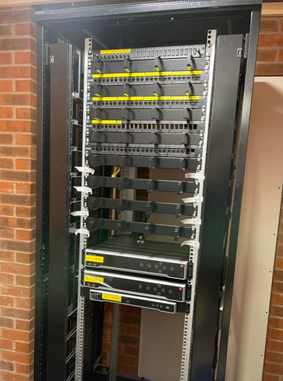 Rhino networks - comms cabinet tidy